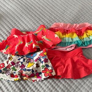 Hanna Andersson Kids Swim Bikinis - Red, Pink, Multicolor